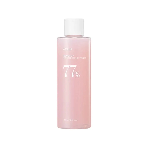 Toner ANUA Peach 77 Niacinamide Essence Lotion tonique  à la peche de la marque coréenne ANUA  cosmetique coréen soin du visage