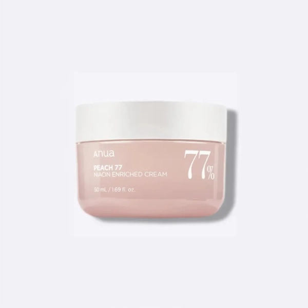 Creme ANUA Peach 77 Niacinamide Enriched Cream  Soin Hydratant à la Peche de la Marque Coréenne ANUA Soin du Visage