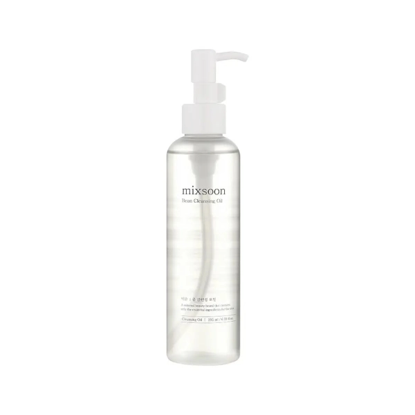 Huile démaquillante Mixsoon Bean Cleansing Oil, soin du visage coréen pour un nettoyage en profondeur et une peau éclatante.