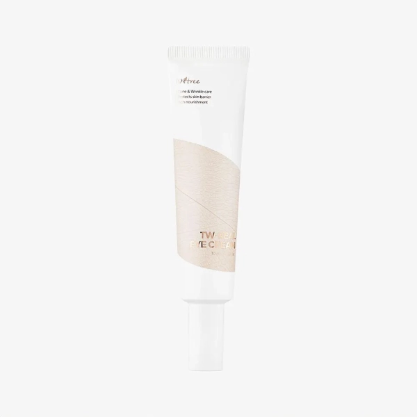 Crème contour des yeux TW-Real Eye Cream de la marque Isntree, soin hydratant et anti-âge pour le contour des yeux.