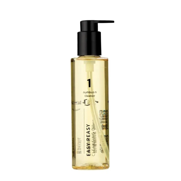 Huile démaquillante No1 Easy Peasy Cleansing Oil de la marque Numbuzin soin du visage demaquillant