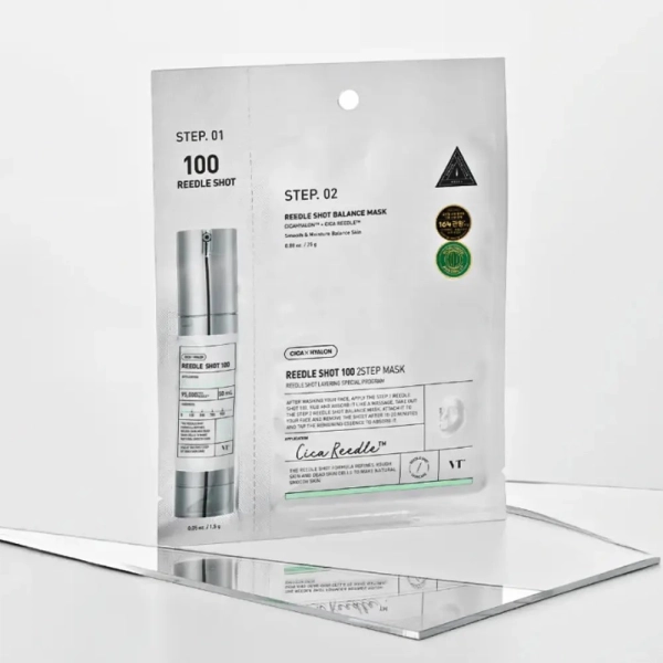 VT Reedle Shot 100 Masque Tissu, micro needling végétal anti-âge de la marque coréenne VT COSMETICS