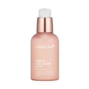 Sérum raffermissant au triple collagène pour une peau plus lisse et rebondie. Soins visage coréen de la marque MEDICUBE.