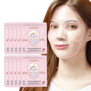 Soins du visage layering Cosmétiques coréens  Lalarecipe Glow Face Moisture Mask