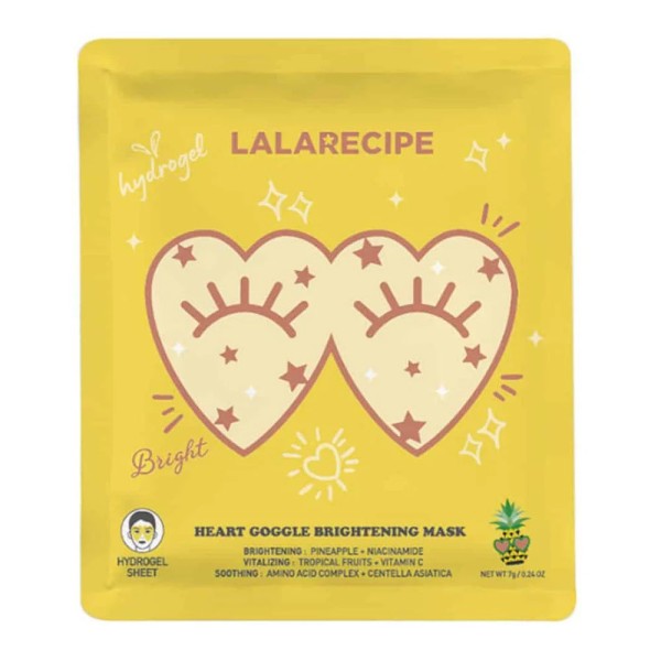 Soins du visage layering Cosmétiques coréens  LALARECIPE Heart Goggle moisture mask