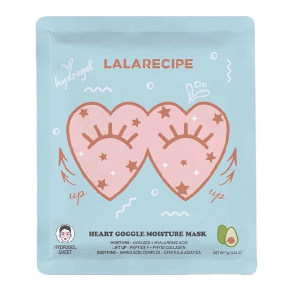 Soins du visage layering Cosmétiques coréens  Lalrecipe Heart Goggle Moisture Mask