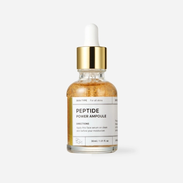 Ampoule anti-âge Peptide Power Ampoule Mfg de la marque coréenne BEAUTY OF MAJESTY soin visage peptides raffermissant