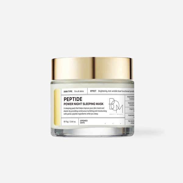 Masque de nuit Peptide Power Night Sleeping Mask coréenne  soin réparateur et anti-âge aux peptides
