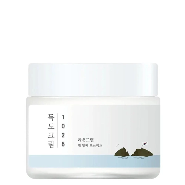 1025 Dokdo Cream soin hydratant coréen au minéraux de l’île d’Ulleungdo, idéal pour apaiser et renforcer la barrière cutanée