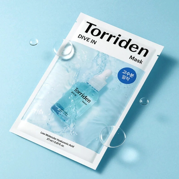 Hyaluronic Acid Mask masque hydratant coréen enrichi en acide hyaluronique à faible poids moléculaire pour une peau repulpée
