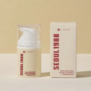 Seoul 1988 Cream Retinal Liposome 1% + Fermented Rice au rétinol encapsulé et riz fermenté pour raffermir et illuminer la peau