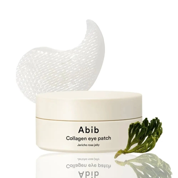 Patch yeux Collagen Eye Patch Jericho Rose Jelly de Medicube, pour regard frais.