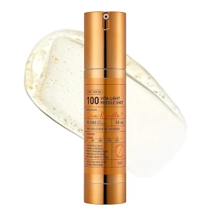 Sérum Vita-Light Reedle Shot 100 de Medicube, soin coréen éclat à la vitamine C et micro-aiguilles pour peau lumineuse.