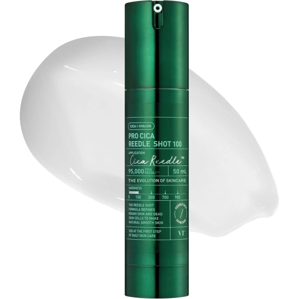 Sérum Pro Cica Reedle Shot 100 de Medicube, soin coréen apaisant aux micro-aiguilles et centella asiatica pour peau sensible.