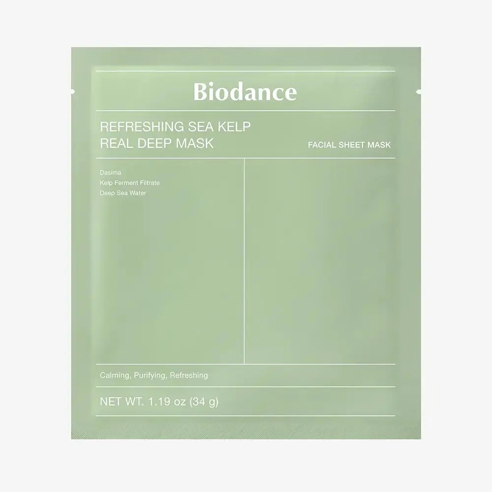 Masque Sea Kelp Real Deep Mask de Some By Mi, soin coréen aux algues pour hydrater et purifier la peau. Masque Sea Kelp Real Deep Mask de Some By Mi, soin coréen aux algues pour hydrater et purifier la peau.