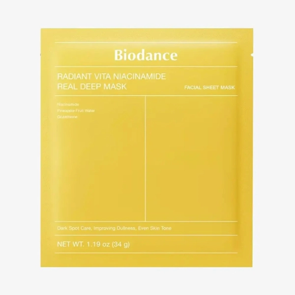 Sérum Radiant Vita Niacinamide Real Deep de Medicube, soin coréen éclat à la niacinamide et vitamines pour peau lumineuse.