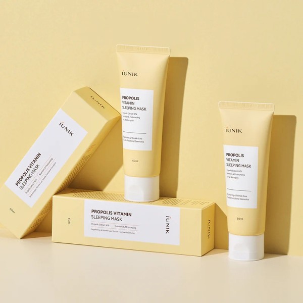 Cosmétiques coréens K BEAUTY COSMETICS  produit coréen Iunik Propolis vitamin sleeping mask