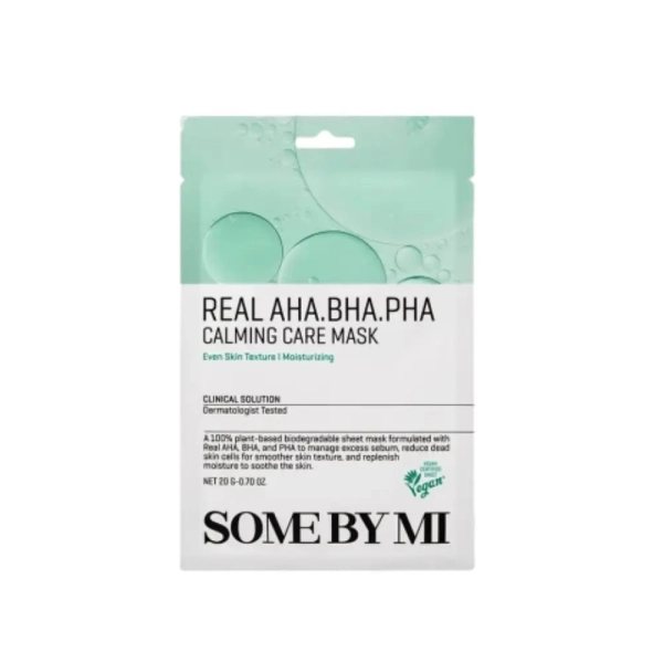 Cosmétiques coréens K BEAUTY COSMETICS  produit coréen SOME BY ME Real AHA BHA PHA Calming Care Mask