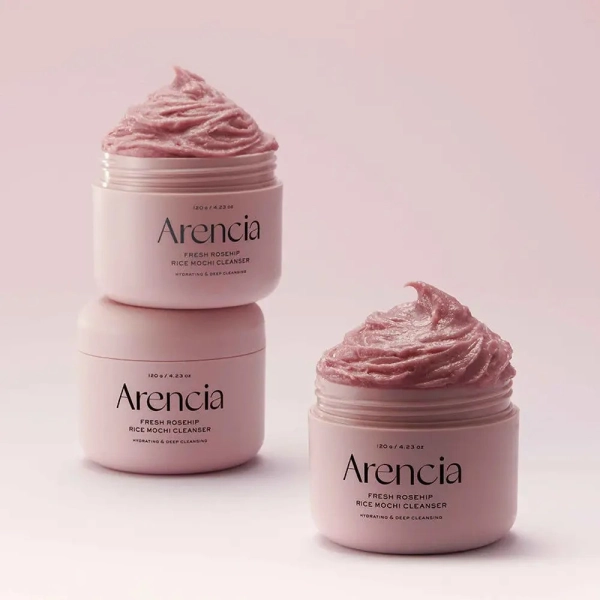 Arencia Fresh Rosehip Rice soin visage coréen éclaircissant à la rose musquée et au riz