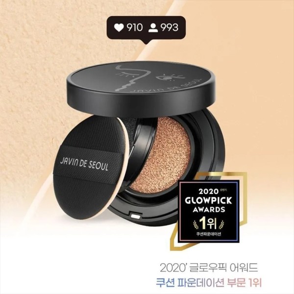 Cosmétiques coréens K BEAUTY COSMETICS  produit coréen JAVIN DE SEOUL Wink foundation Cushion