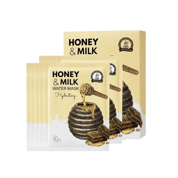 Cosmétiques coréens K BEAUTY COSMETICS  produit coréen Beauty Of Majesty Honey & Milk Water Mask Hydrating