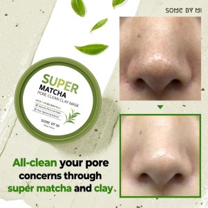 Cosmétiques coréens K BEAUTY COSMETICS  produit coréen Someb By Mi Super Matcha Pore Clean Clay Mask