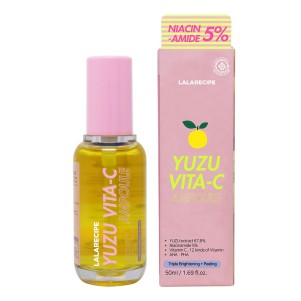 K BEAUTY COSMETICS Cosmétiques coréens  lalarecipe Yuzu Vita-C Ampoule soins du visage layering coréen