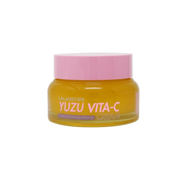 K BEAUTY COSMETICS Cosmétiques coréens  lalarecipe Yuzu Vita-C Cream soins du visage layering coréen