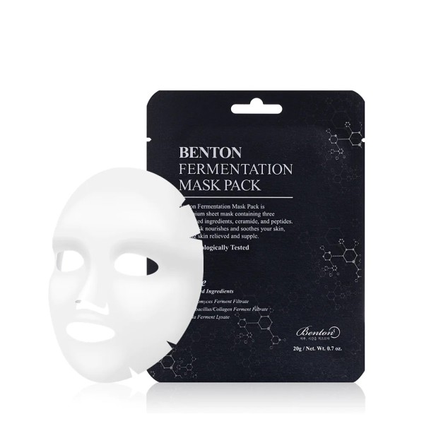 K BEAUTY COSMETICS Cosmétiques coréens  Benton Fermentation mask pack soins du visage layering coréen