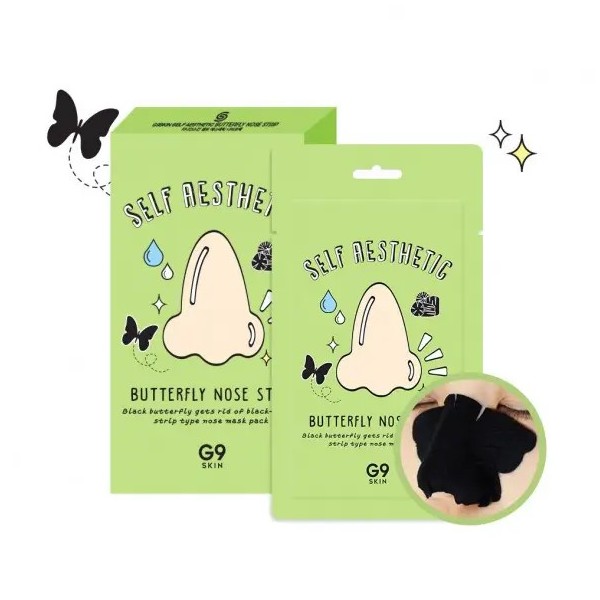 Cosmétiques coréens K BEAUTY COSMETICS  produit coréen G9 skin Self Aesthetic Butterfly nose Strip