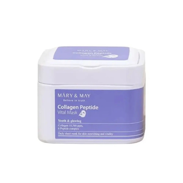 Boîte Masque tissu Collagen peptide vital mask