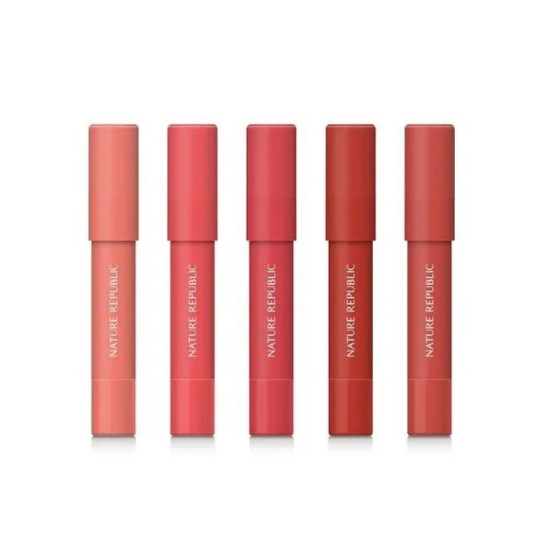 K BEAUTY COSMETICS Cosmétiques coréens  Nature republic By flower Eco crayon Lip velvet soins du visage make up coréen