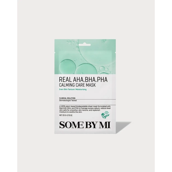 Cosmétiques coréens K BEAUTY COSMETICS  produit coréen SOME BY ME Real AHA BHA PHA Calming Care Mask