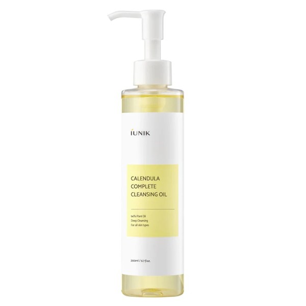 Soins du visage maquillage layering Cosmétiques coréens  iunik Calendula Complete Cleansing Oil