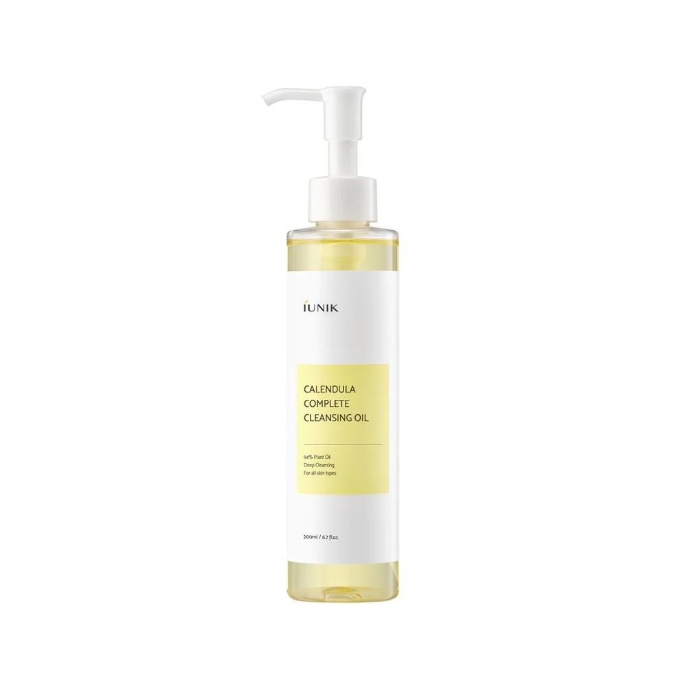 Soins du visage maquillage layering Cosmétiques coréens  iunik Calendula Complete Cleansing Oil