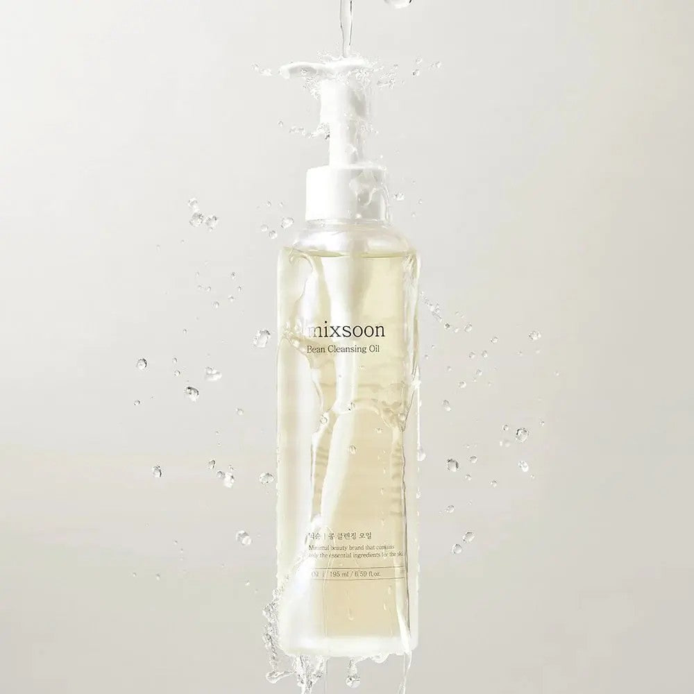 Huile démaquillante Mixsoon Bean Cleansing Oil, soin du visage coréen pour un nettoyage en profondeur et une peau éclatante.