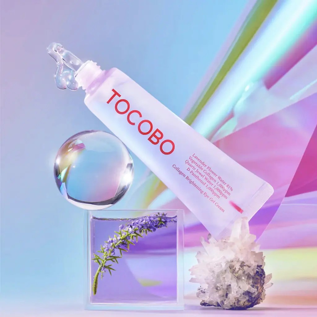 Collagen Brightening Eye Gel Cream
Gel contour des yeux éclaircissant au collagène de la marque coréenne TOCOBO, anti age