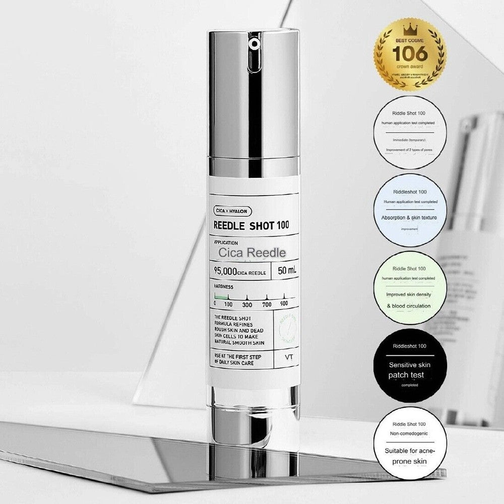 VT Reedle Shot 100, soin ciblé de la marque coréenne VT COSMETICS, pour une peau lisse et éclatante