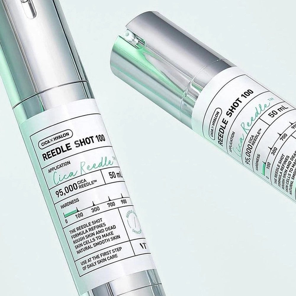 VT Reedle Shot 100, soin ciblé de la marque coréenne VT COSMETICS, pour une peau lisse et éclatante