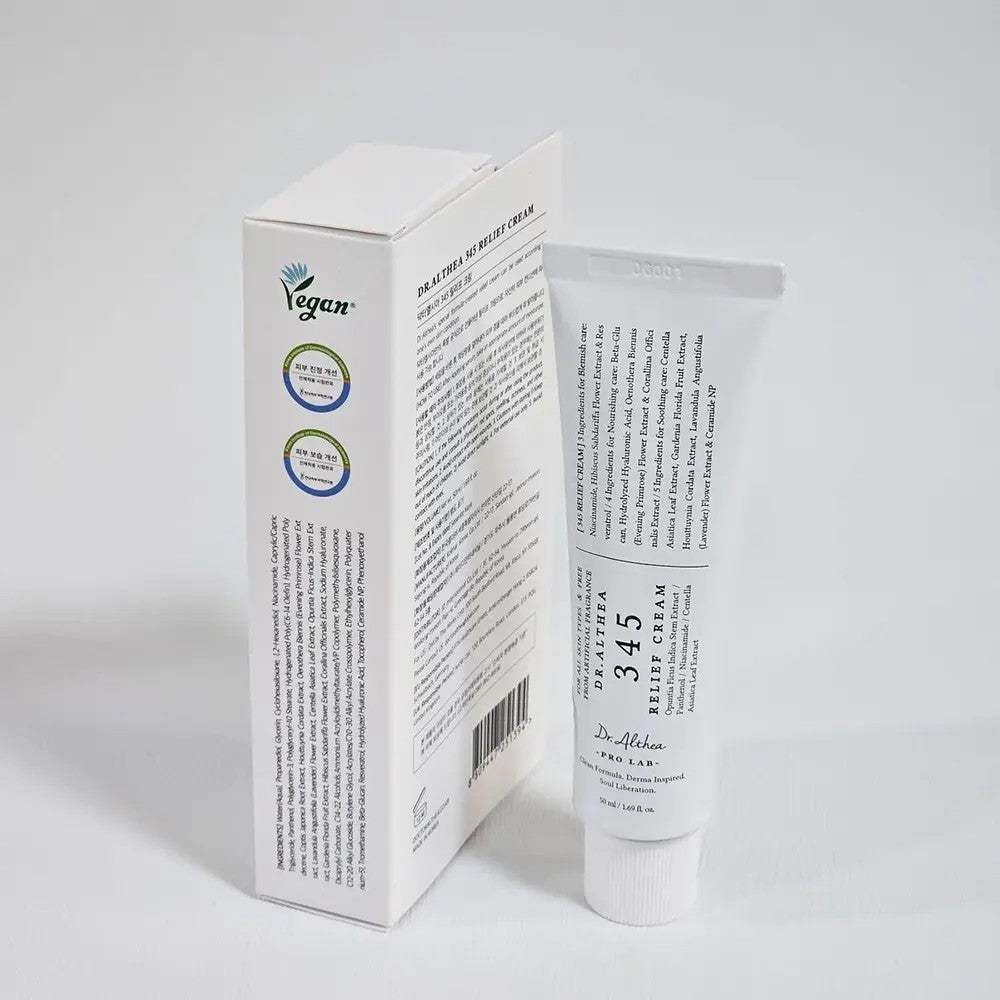 345 Relief Cream, crème apaisante idéale pour soulager les irritations, soin ciblé pour le confort cutané