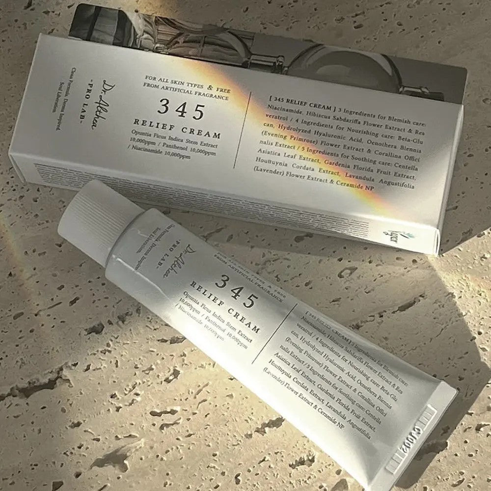 345 Relief Cream, crème apaisante idéale pour soulager les irritations, soin ciblé pour le confort cutané