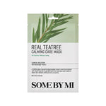 Real Tea Tree Calming Care Mask masque apaisant au tea tree de SOME BY MI, soin coréen pour peaux sensibles