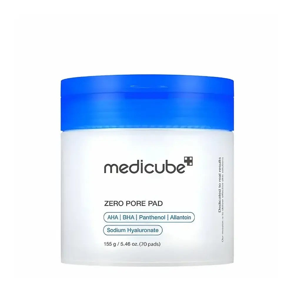 Pads exfoliants Zero Pore Pad 2.0 de Medicube pour resserrer les pores, lisser la peau et contrôler l’excès de sébum