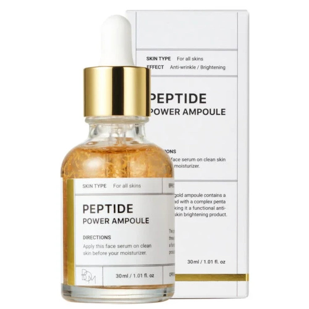 Ampoule anti-âge Peptide Power Ampoule Mfg de la marque coréenne BEAUTY OF MAJESTY soin visage peptides raffermissant