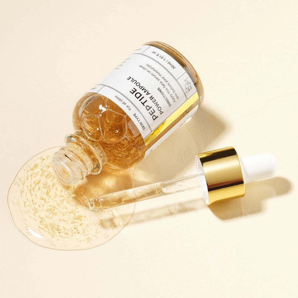 Ampoule anti-âge Peptide Power Ampoule Mfg de la marque coréenne BEAUTY OF MAJESTY soin visage peptides raffermissant