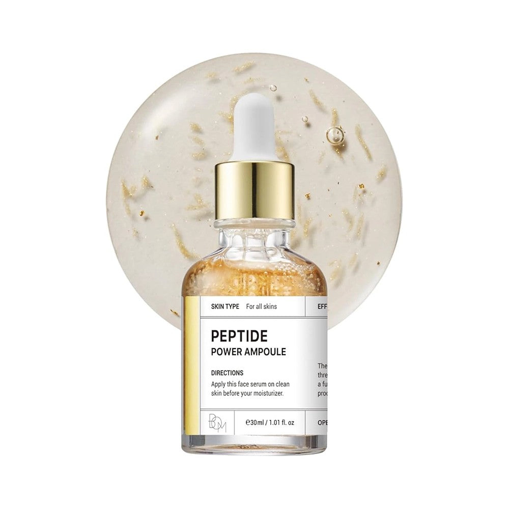 Ampoule anti-âge Peptide Power Ampoule Mfg de la marque coréenne BEAUTY OF MAJESTY soin visage peptides raffermissant