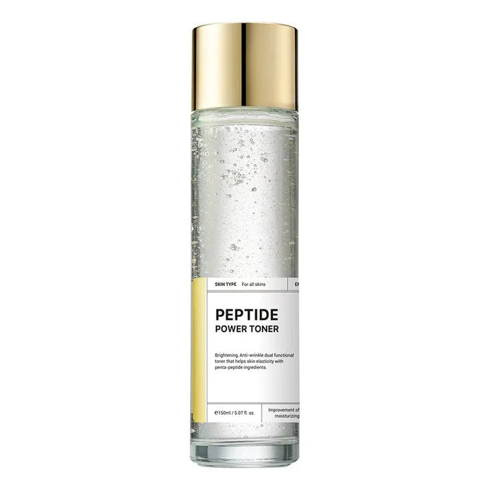 Lotion tonique Peptide Power Toner de la marque coréenne BEAUTY OF MAJESTY hydratante et raffermissante aux peptides