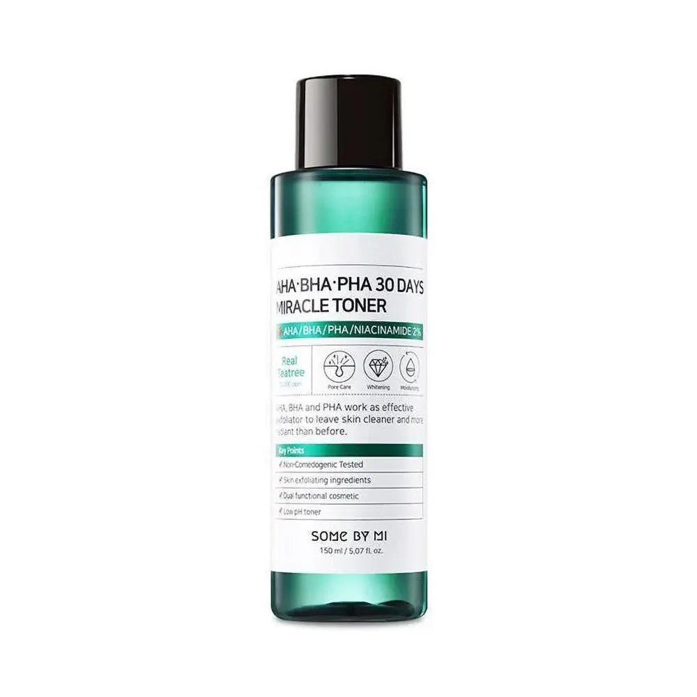 tonique AHA-BHA-PHA 30 Days Miracle Toner exfoliante et purifiante pour resserrer les pores et révéler une peau éclatante
