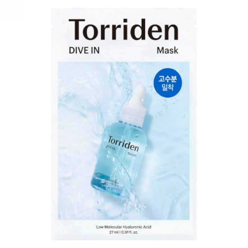 Hyaluronic Acid Mask masque hydratant coréen enrichi en acide hyaluronique à faible poids moléculaire pour une peau repulpée