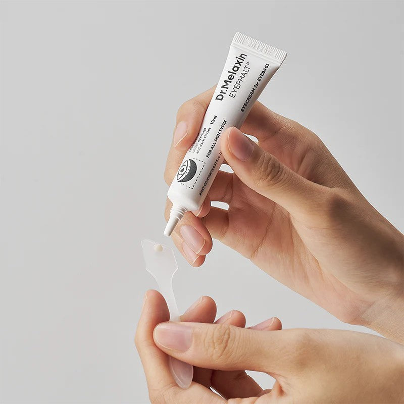 Dr Melaxin Eyephalt Eyebag Cream crème contour des yeux coréenne ciblant poches et cernes avec effet lissant et raffermissant